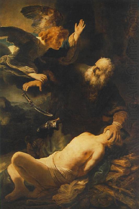 REMBRANDT Harmenszoon van Rijn The Sacrifice of Abraham china oil painting image